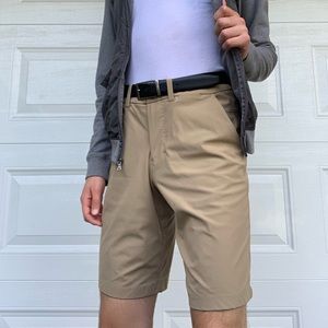 LuluLemon khaki golf shorts